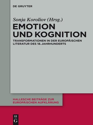 cover image of Emotion und Kognition
